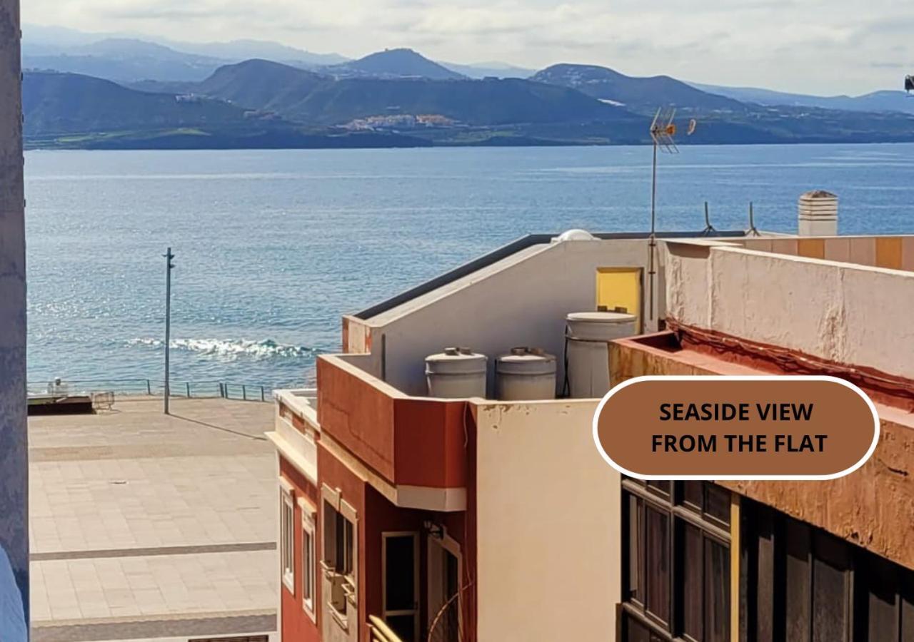 Casita Canaria Playa Beachfront Access & Lateral Ocean View With Terrace Las Palmas de Gran Canaria Esterno foto